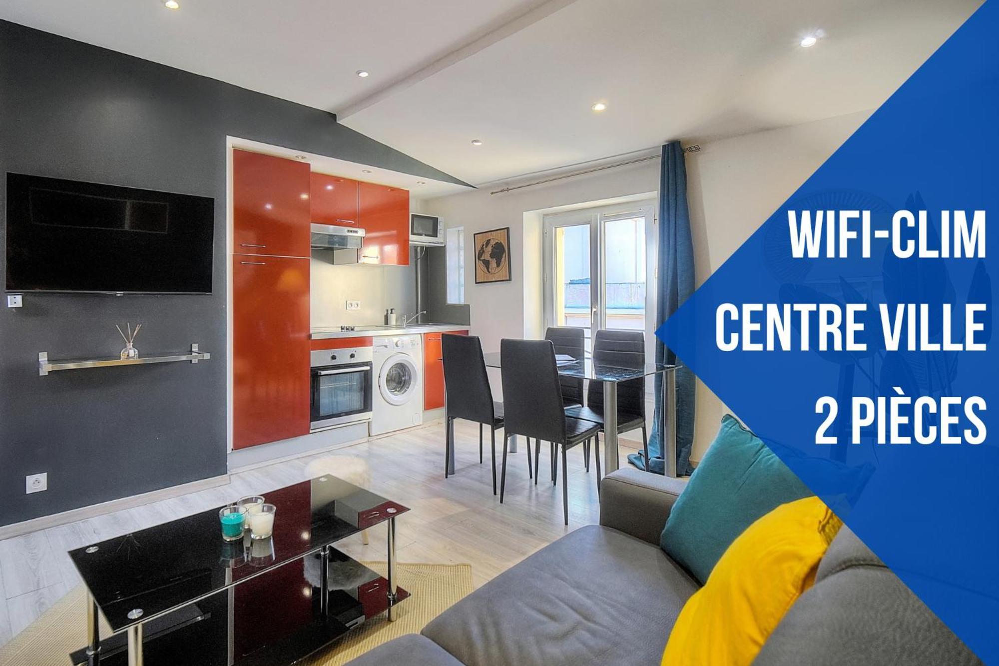 Le Chris - Centre - Wifi - Verriere Cote D'Azur Lägenhet Cannes Rum bild